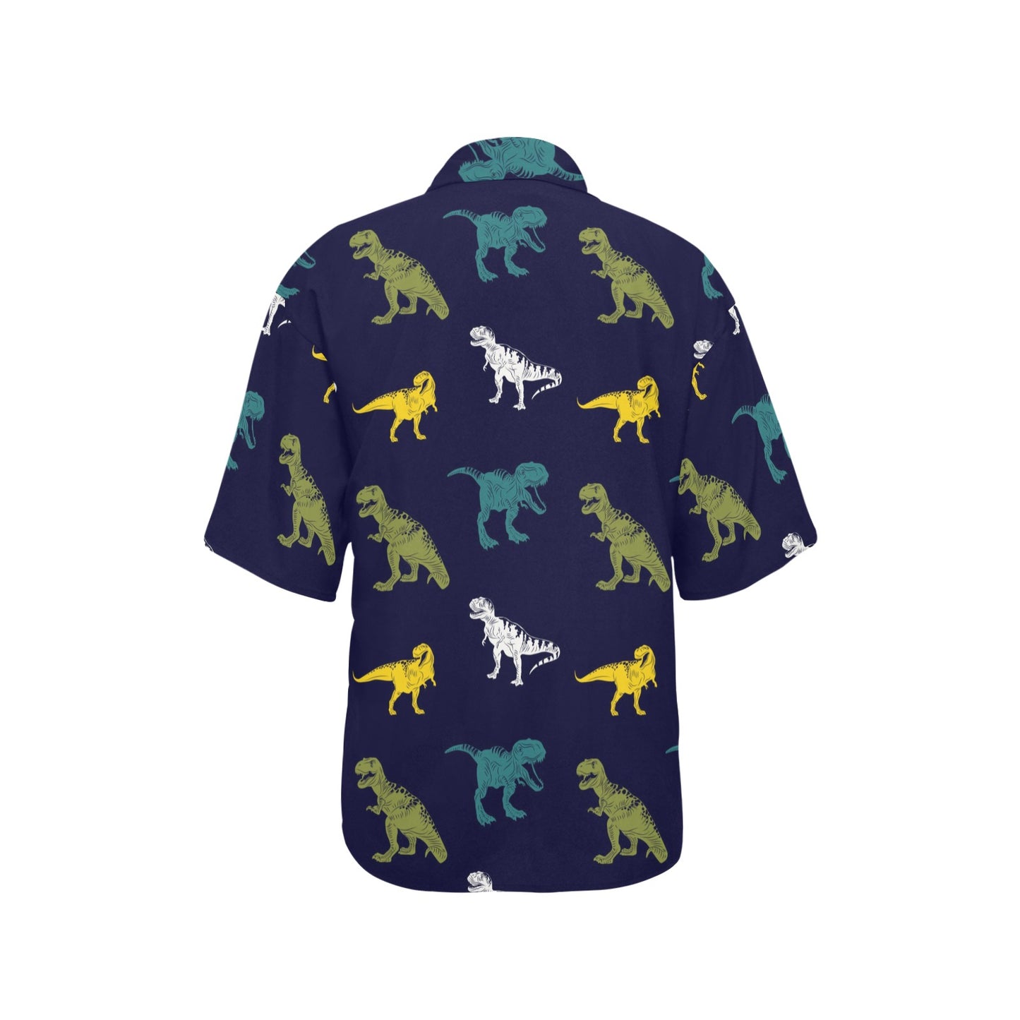 T Rex Pattern Print Design A07 Women's Hawaiian Shirt