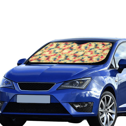 Tie Dye Print Design LKS302 Car front Windshield Sun Shade