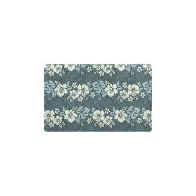 Flower Hawaiian Hibiscus Style Print Pattern Kitchen Mat