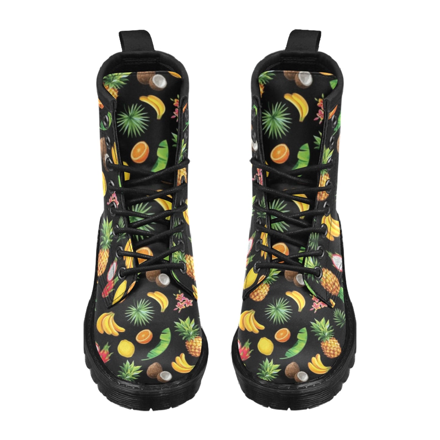 Tropical Fruits Pattern Print Design TF03 Women's Boots