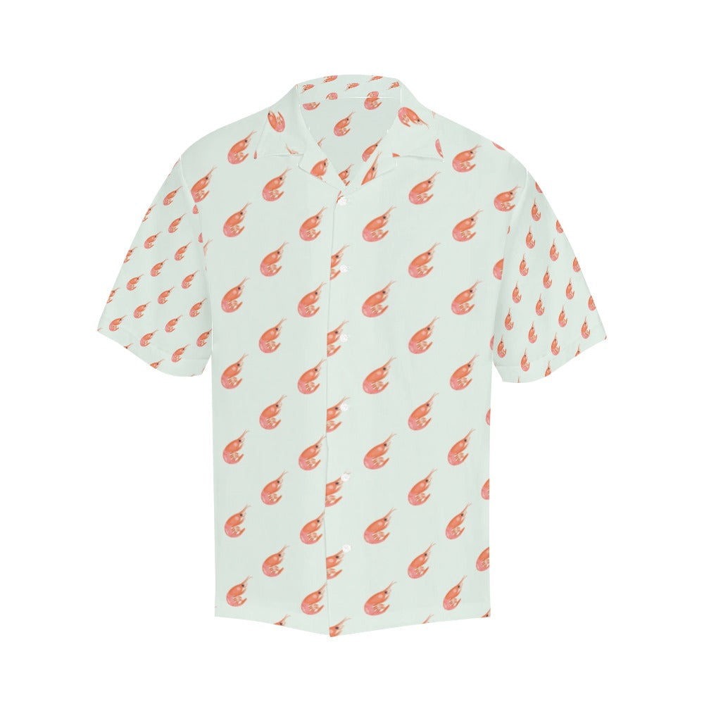 Shrimp Print Design LKS304 Men's Hawaiian Shirt