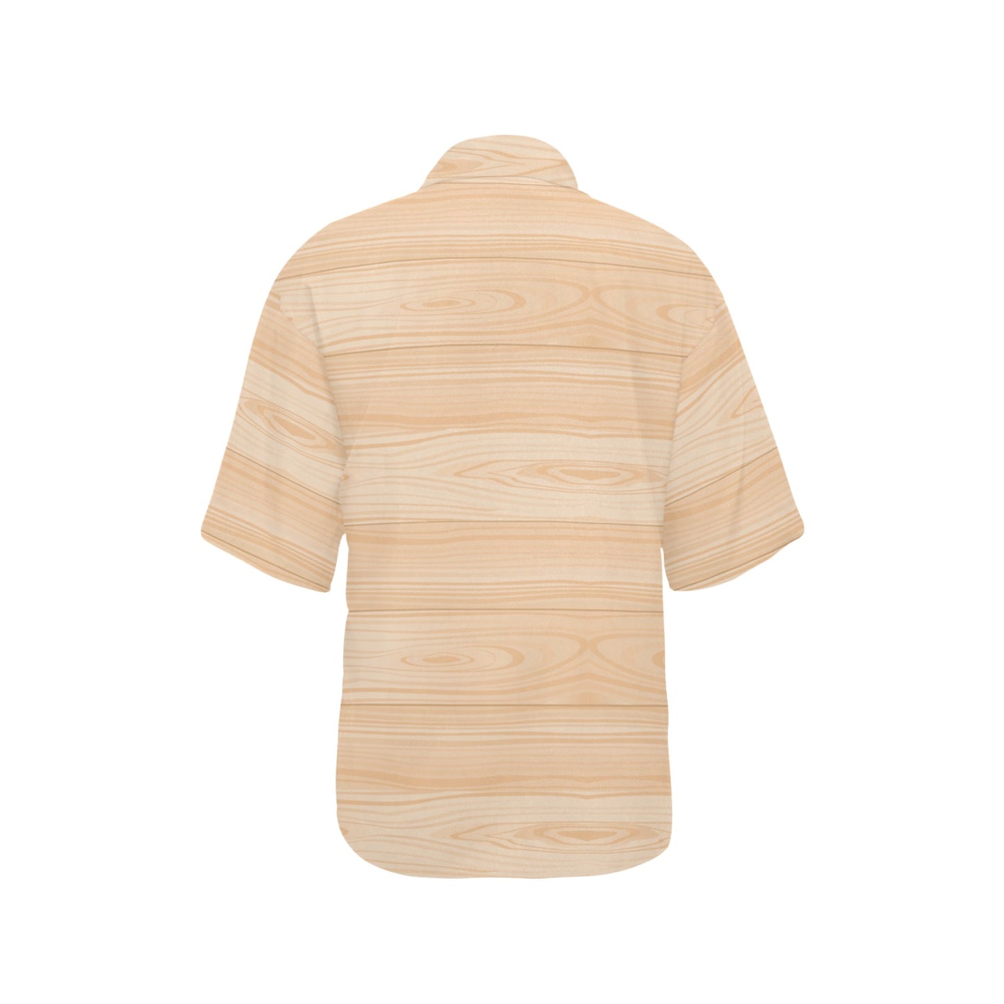 Wood Texture Print Design LKS302 Women's Hawaiian Shirt