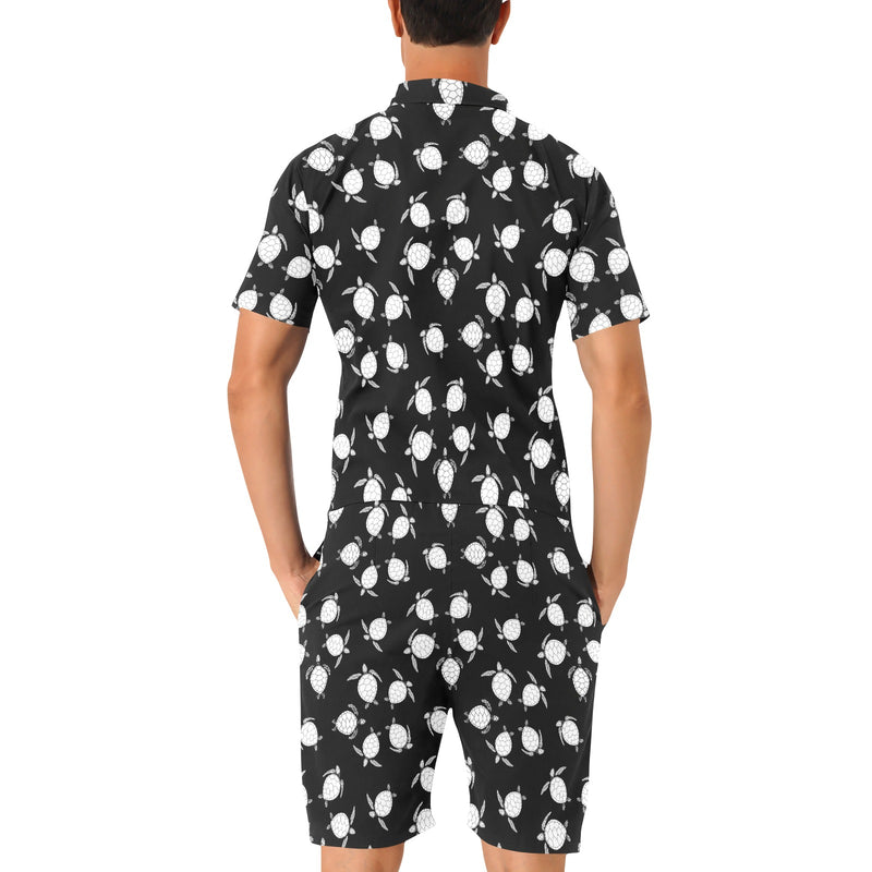 Sea Turtle Print Design LKS303 Men's Romper