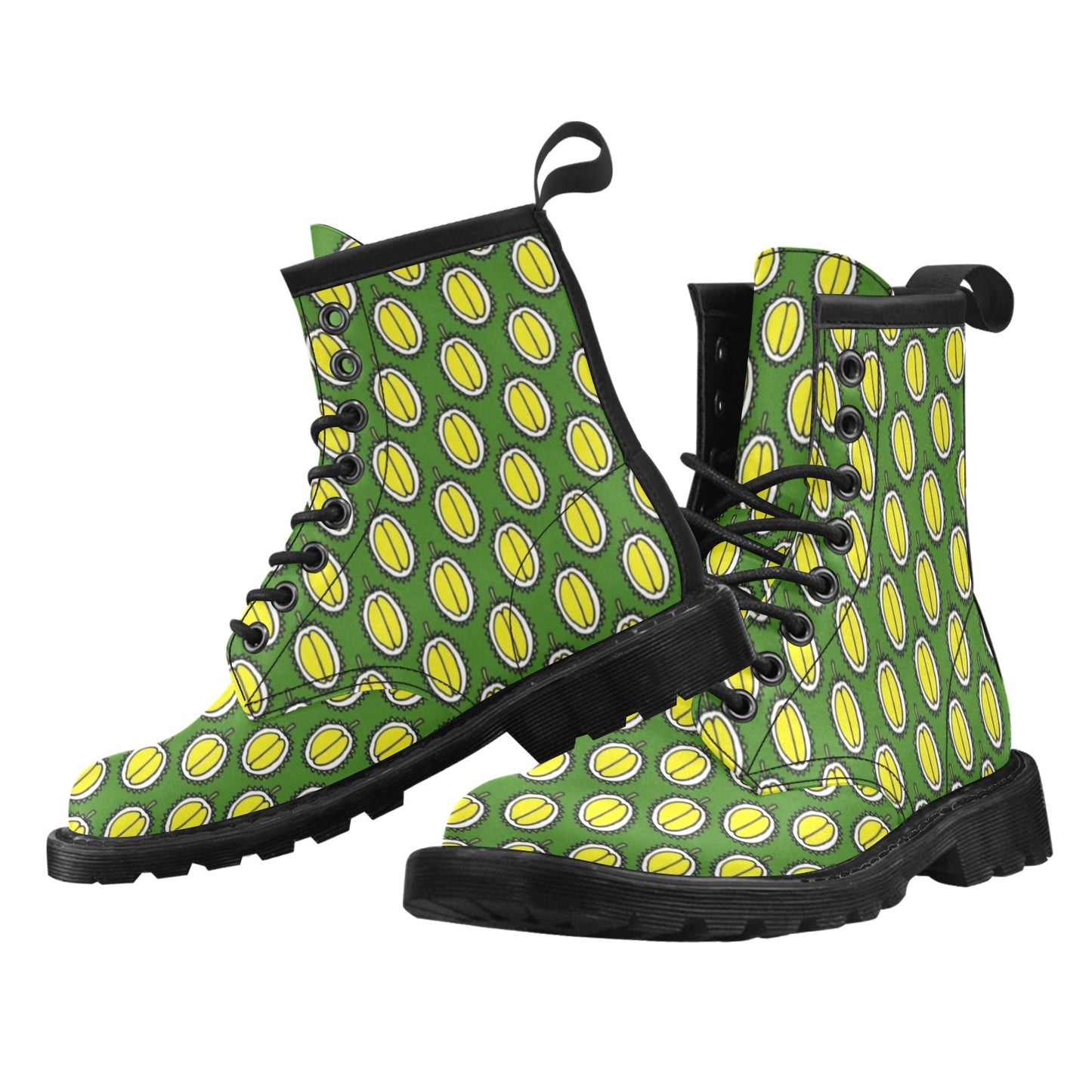 Durian Pattern Print Design DR01 Women's Boots