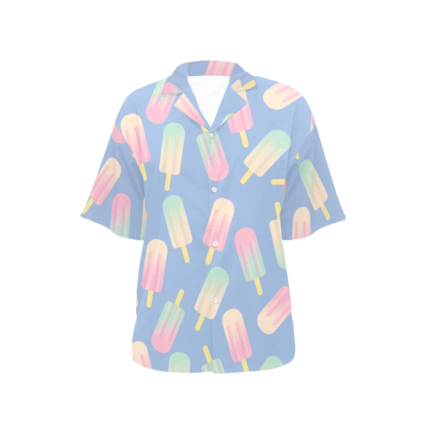 Ice Cream Pattern Print Design 05 Women's Hawaiian Shirt