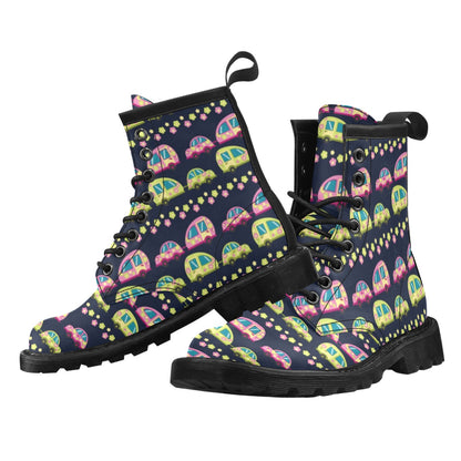 Camper Cute Camping Design No 3 Print Women's Boots