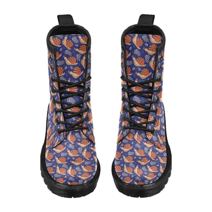 Snail Print Design LKS401 Women's Boots