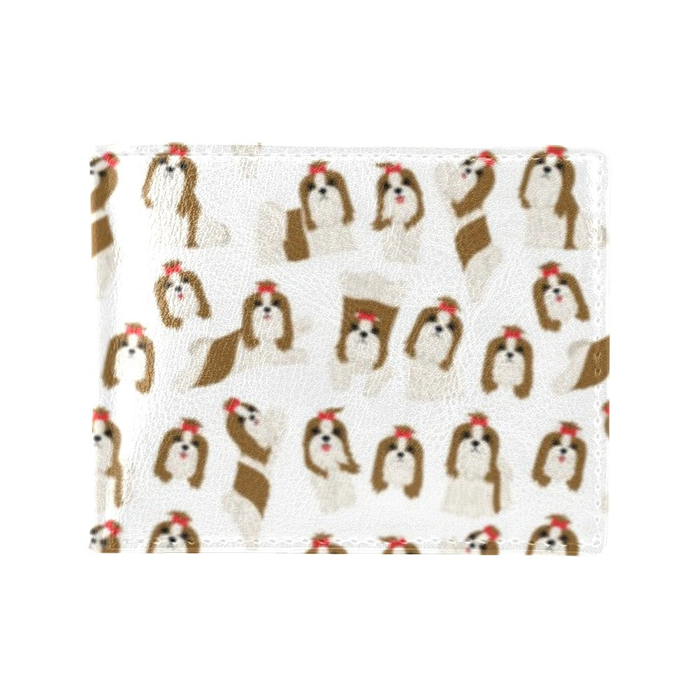 Shih Tzu Print Design LKS302 Men's ID Card Wallet