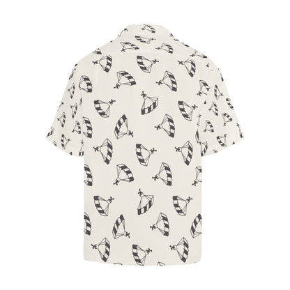 Skydiver Print Design LKS301 Men's Hawaiian Shirt