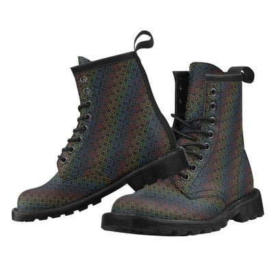 Chakra Colorful Symbol Pattern Women's Boots