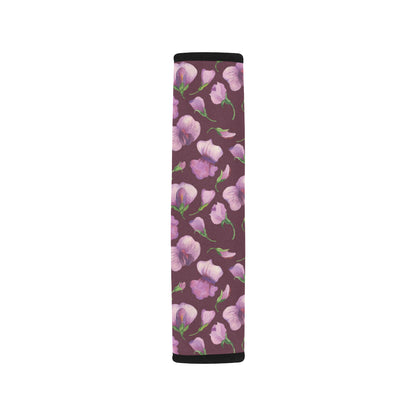 Peony Pattern Print Design PE010 Car Seat Belt Cover