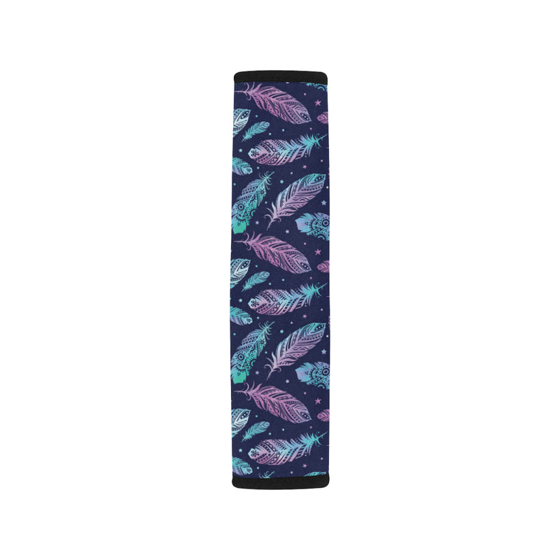 Feather Aztec Design Print Car Seat Belt Cover