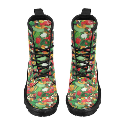 Salad Mix Vegetableprint Design LKS301 Women's Boots