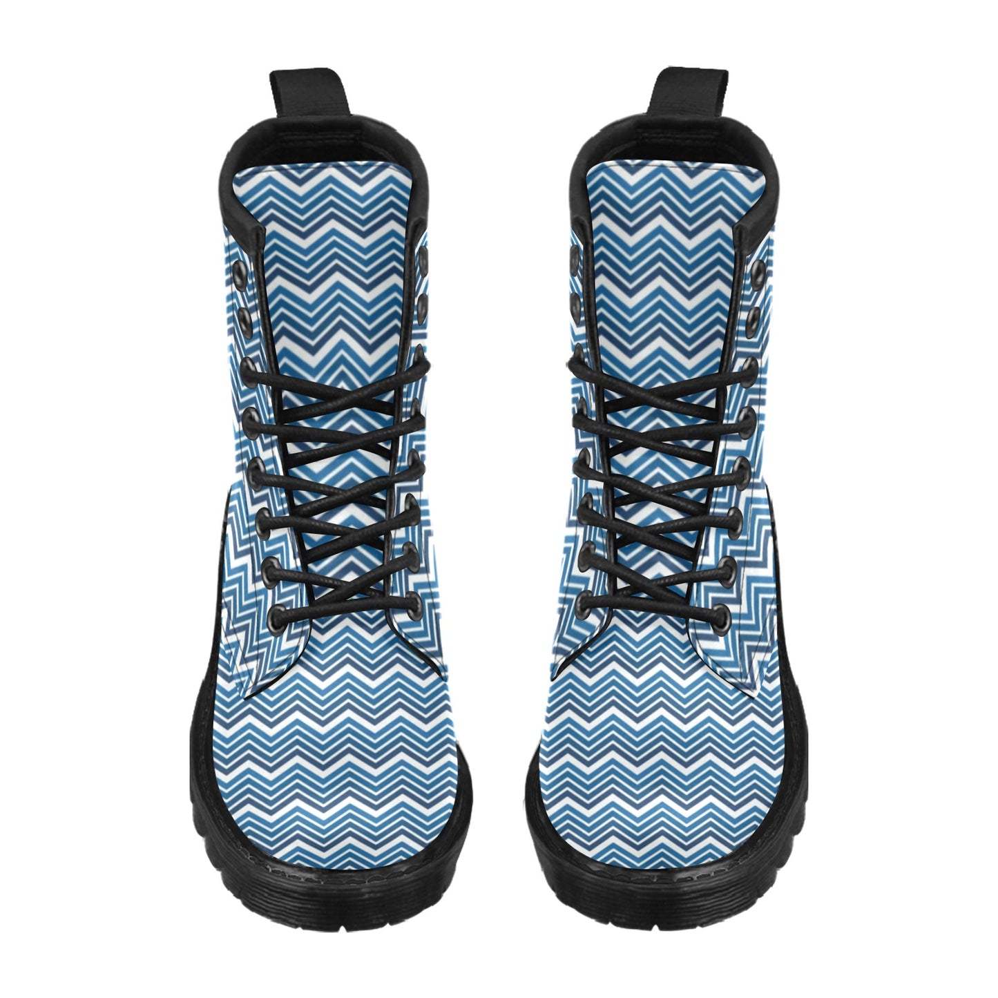 Chevron Print Design LKS403 Women's Boots