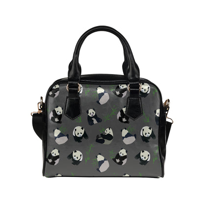 Panda Pattern Print Design A06 Shoulder Handbag