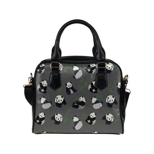 Panda Pattern Print Design A06 Shoulder Handbag