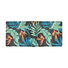 Tropical Palm Leaves Hawaiian Flower Men's ID Card Wallet