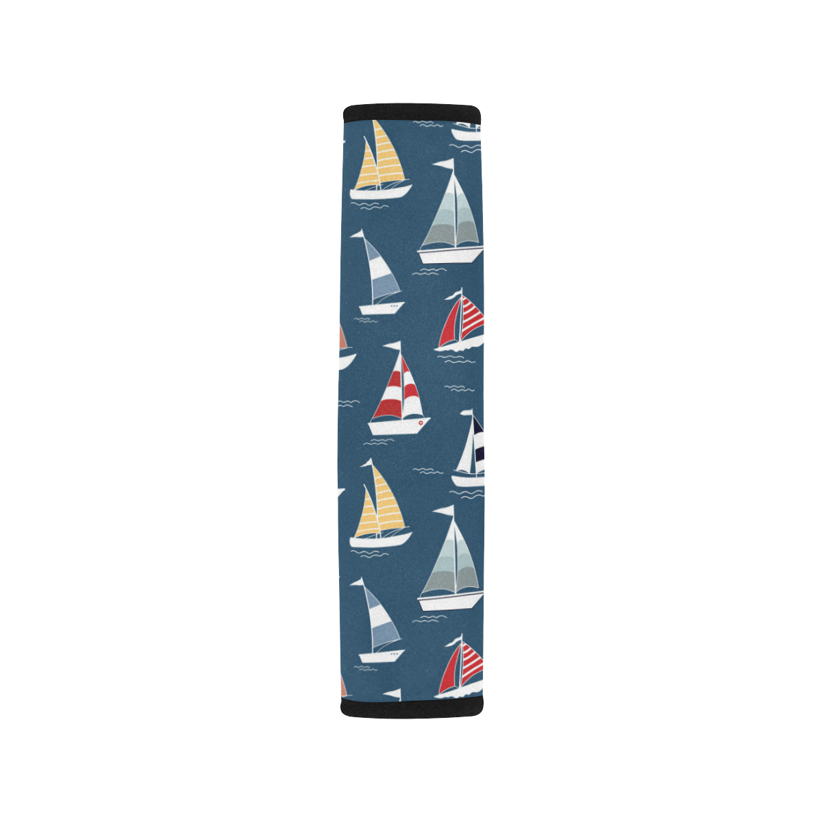 Sailing Ships Pattern Print Design A04 Car Seat Belt Cover