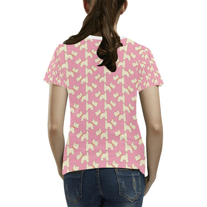 Scottish Terriers Print Design LKS306 Women's  T-shirt