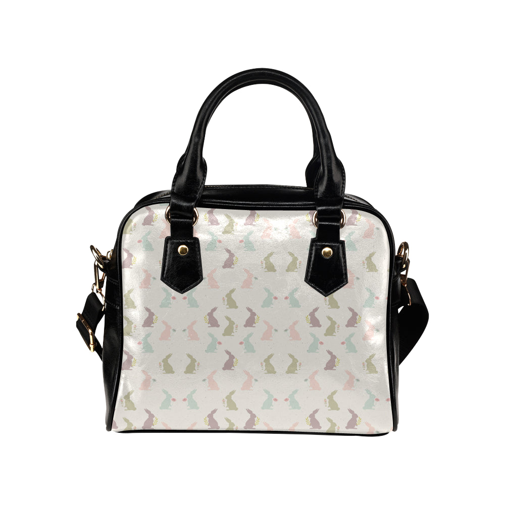 Bunny Pattern Print Design 05 Shoulder Handbag
