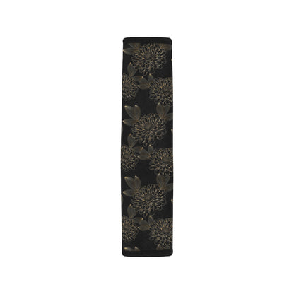 Dahlia Pattern Print Design DH04 Car Seat Belt Cover