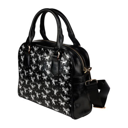 Pegasus Pattern Print Design 01 Shoulder Handbag