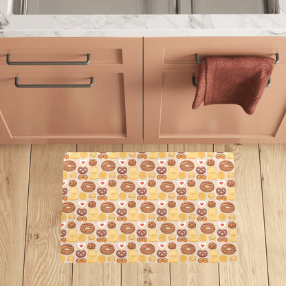 Cookie Pattern Print Design 02 Kitchen Mat