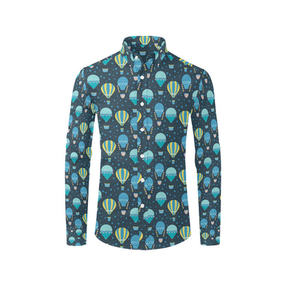 Ballon Pattern Print Design 06 Men's Long Sleeve Shirt