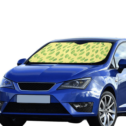 Spinach Print Design LKS302 Car front Windshield Sun Shade