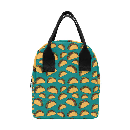 Taco Pattern Print Design TC07 Insulated Lunch Bag