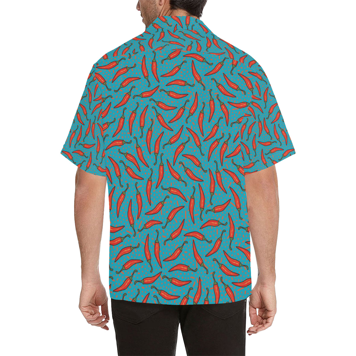 Chilli Pepper Pattern Print Design 05 Men's Hawaiian Shirt