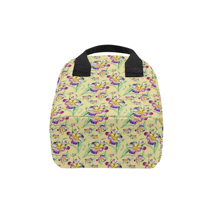 Iris Pattern Print Design IR06 Insulated Lunch Bag