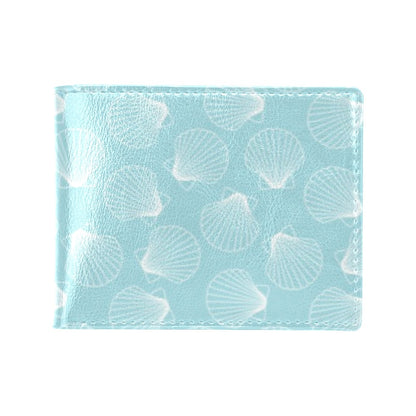 Seashell Print Design LKS3010 Men's ID Card Wallet