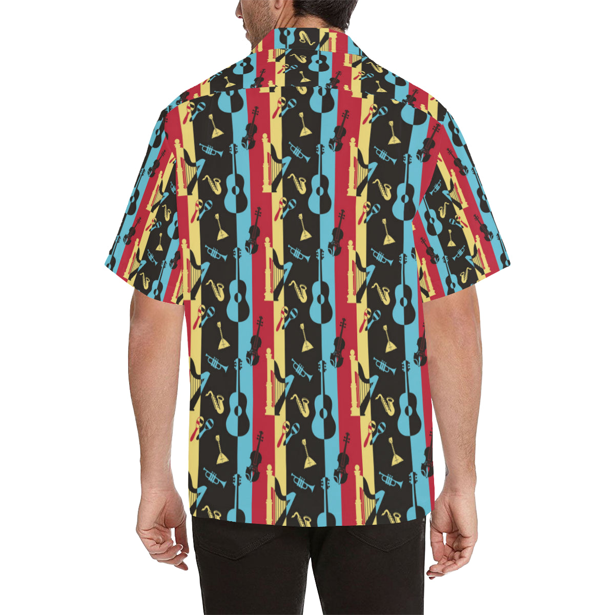 Jazz Pattern Print Design 02 Men's Hawaiian Shirt
