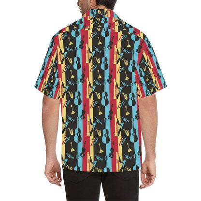 Jazz Pattern Print Design 02 Men's Hawaiian Shirt