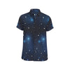 Night sky Pattern Print Design A02 Men's Short Sleeve Button Up Shirt