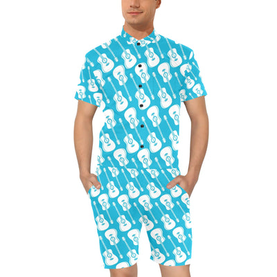 Acoustic Guitar Print Design LKS404 Men's Romper