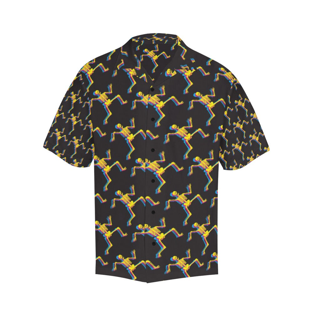 Skeleton Skeleton 3D Print Design LKS301 Men's Hawaiian Shirt