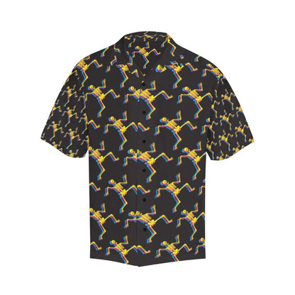 Skeleton Skeleton 3D Print Design LKS301 Men's Hawaiian Shirt