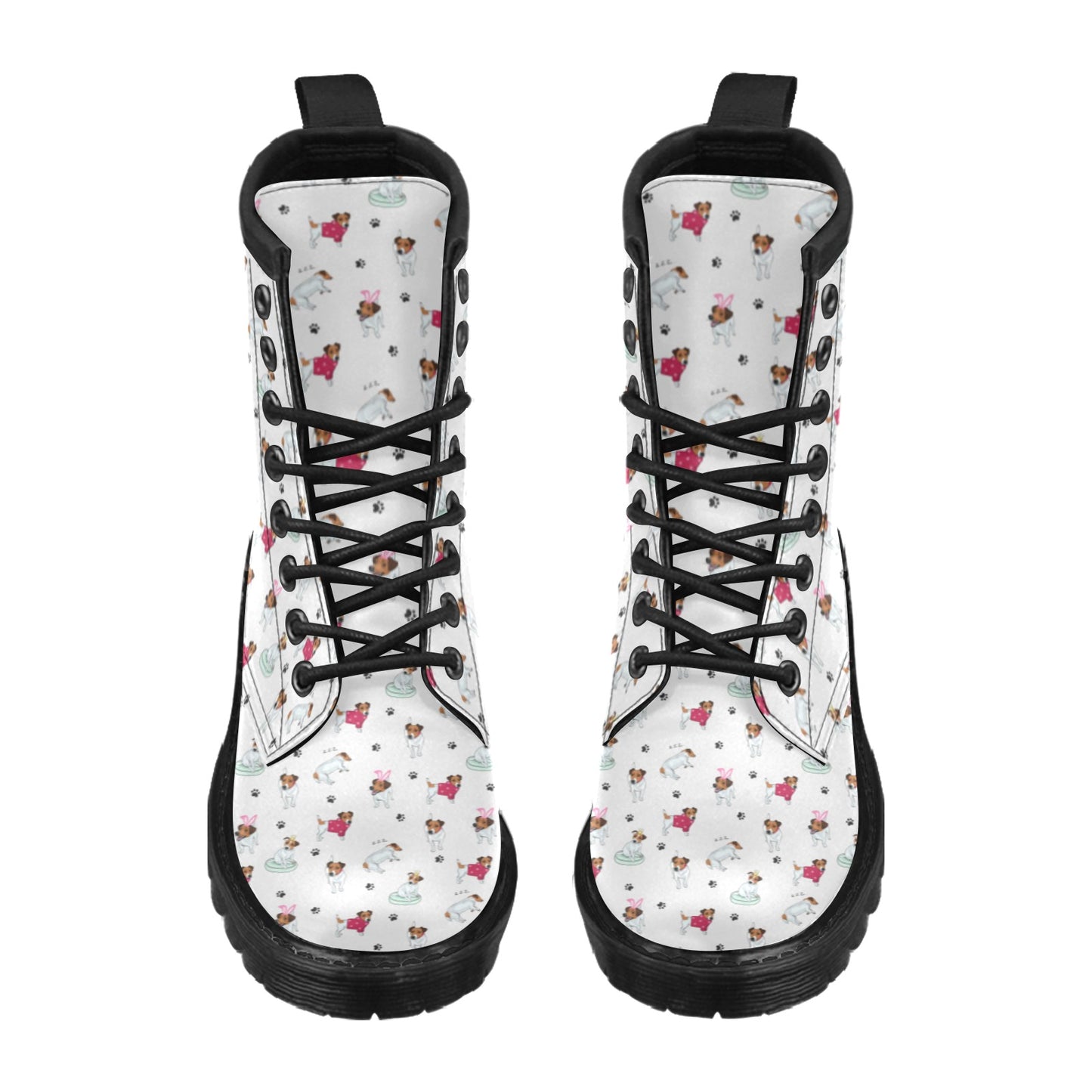 Russell Terriers Print Design LKS308 Women's Boots