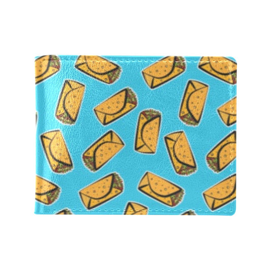 Burrito Print Design LKS301 Men's ID Card Wallet