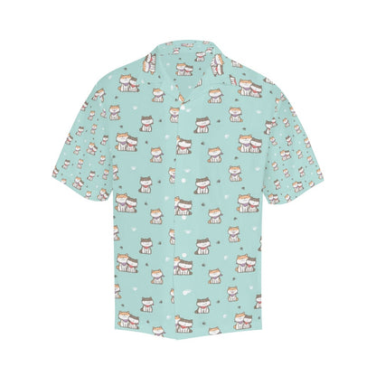 Shiba Inu Print Design LKS302 Men's Hawaiian Shirt