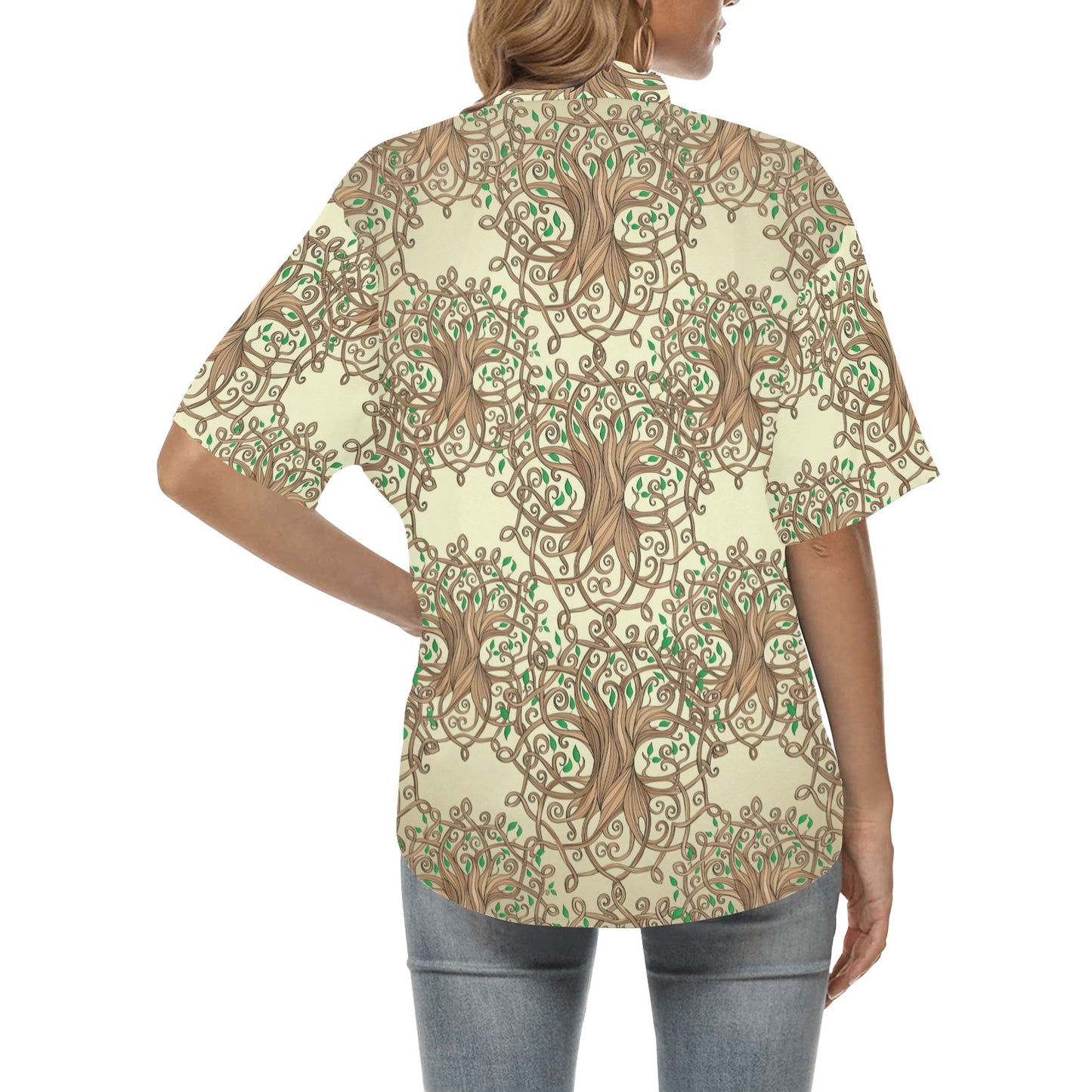 Celtic Tree of life Women's Hawaiian Shirt