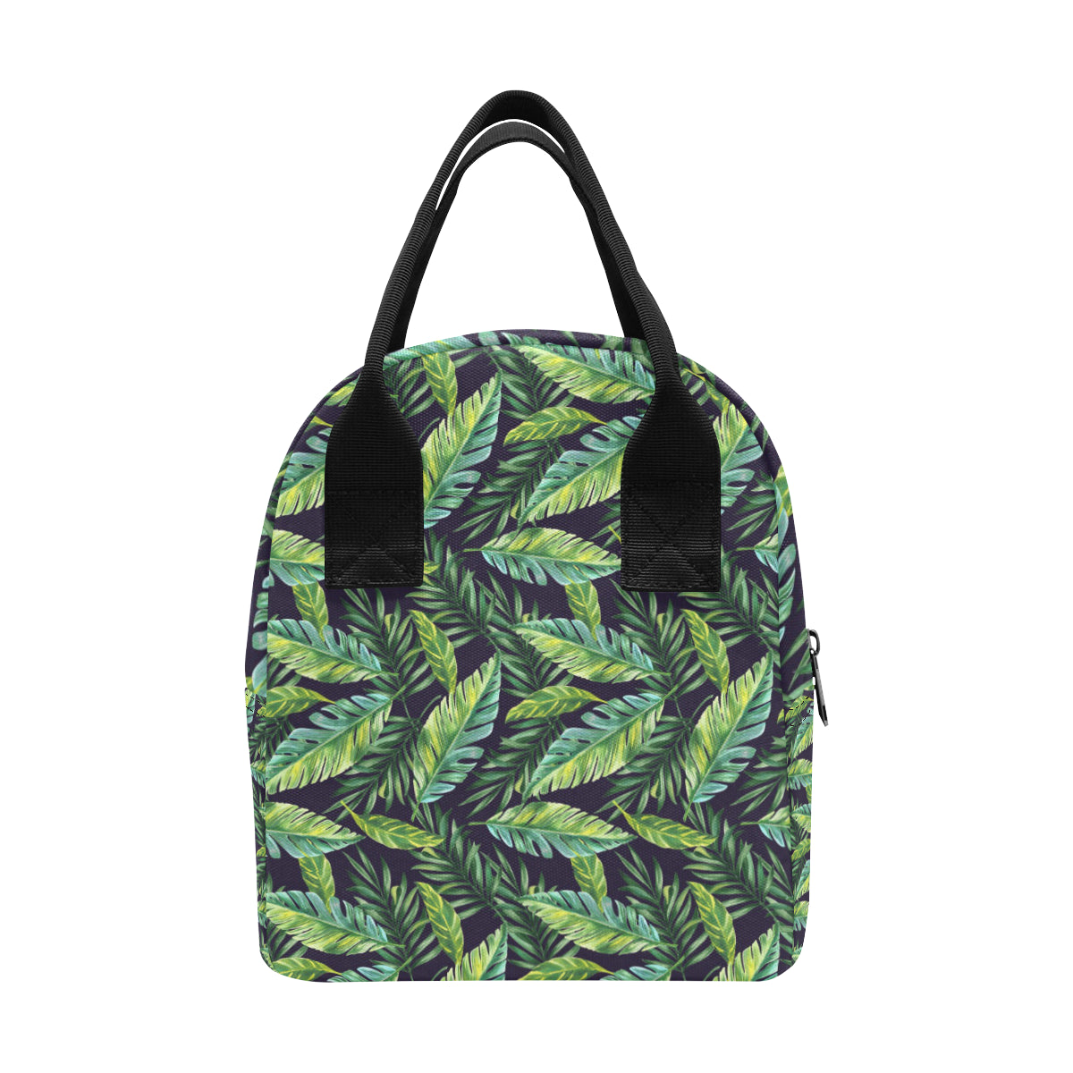 Tropical Flower Pattern Print Design TF06 Insulated Lunch Bag