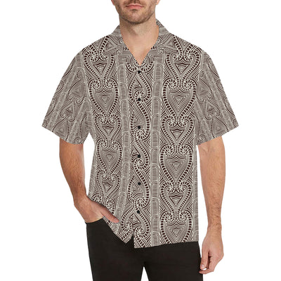 Maori Pattern Print Design 04 Men's Hawaiian Shirt