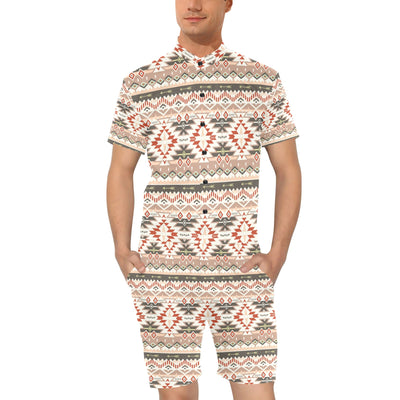 Aztec Pattern Print Design 05 Men's Romper