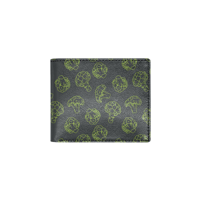 Broccoli Pattern Print Design 01 Men's ID Card Wallet