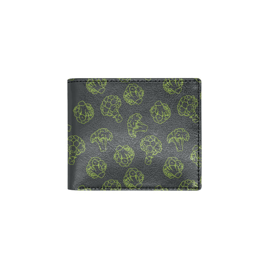 Broccoli Pattern Print Design 01 Men's ID Card Wallet