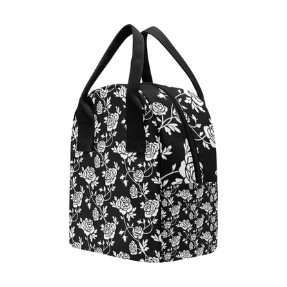 Rose Pattern Print Design RO013 Insulated Lunch Bag