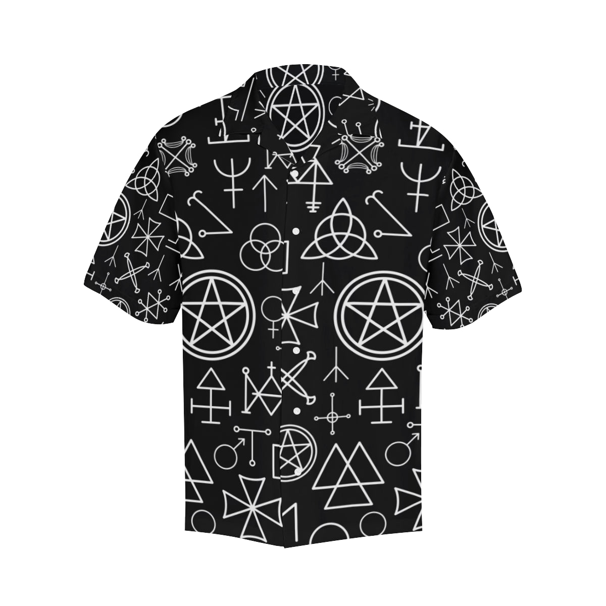 Pentagram Pattern Print Design A02 Men's Hawaiian Shirt
